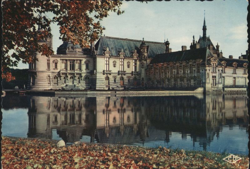 Château de Chantilly with Water Reflection France