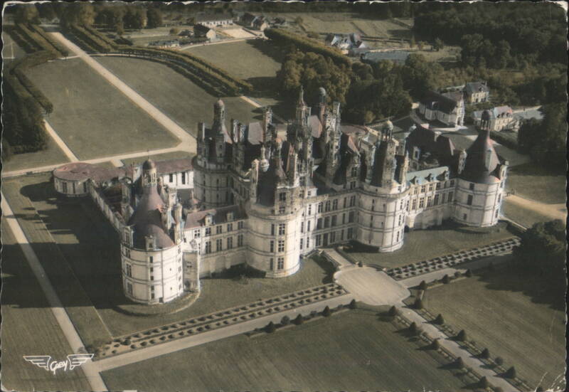 Château de Chambord, Aerial View France