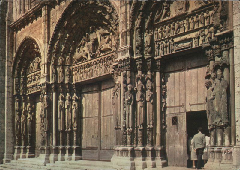 Royal Portal of Chartres Cathedral France