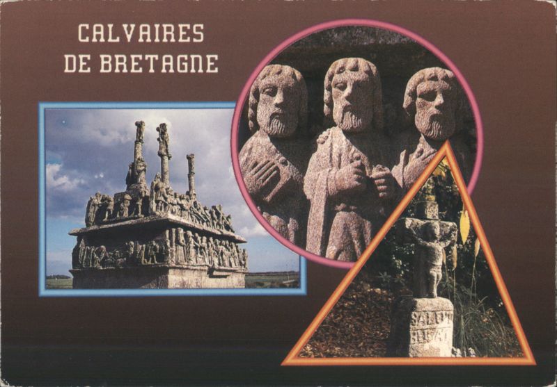 Calvaries of Brittany: Tronoën, Plougastel-Daoulas, Guingamp France