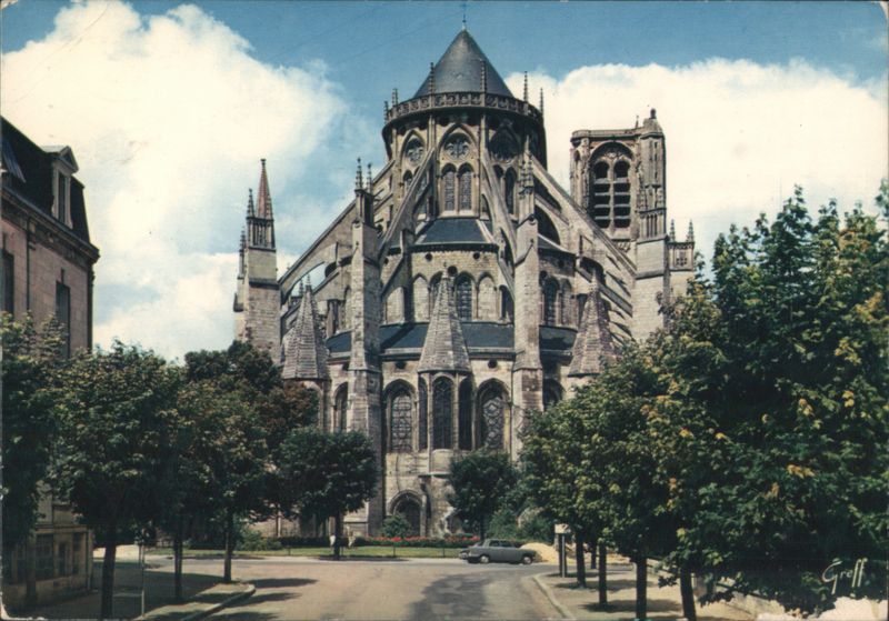 Bourges Cathedral St-Etienne - The Chevet, Bourges France
