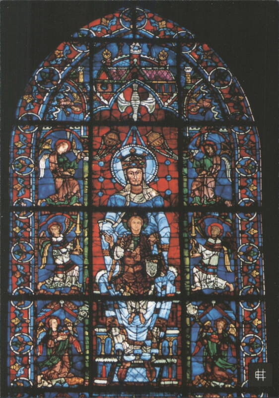 Notre-Dame de la Belle Verrière Stained Glass, Chartres Cathedral France