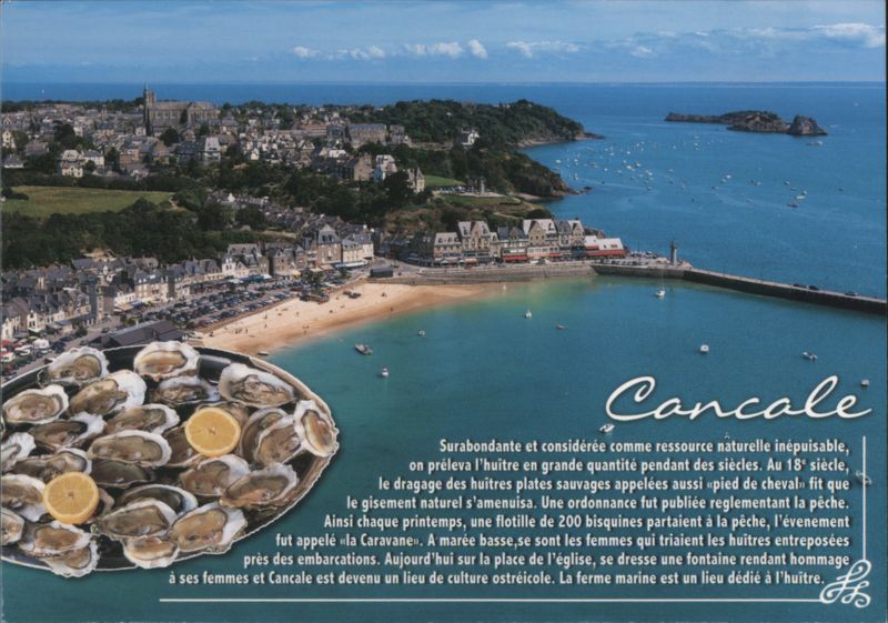 Cancale, La Houle Harbour and Oysters France G. Stephanoff, R. Marcou
