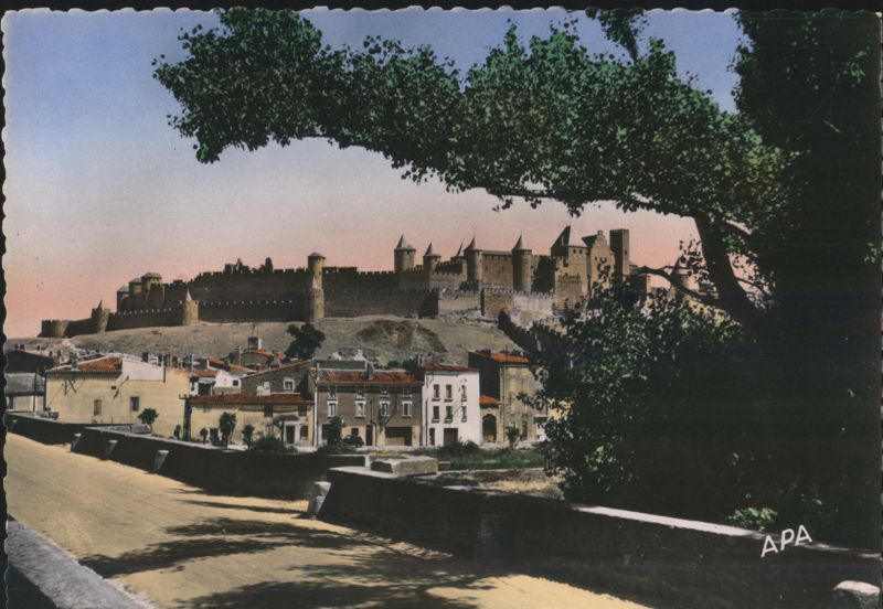 Carcassonne: The City, General View from the Bridge France