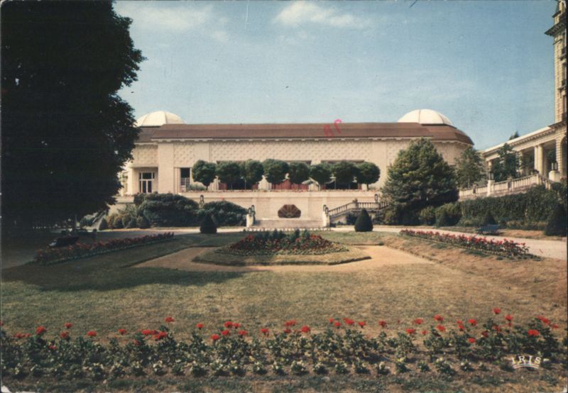 Vittel Casino with Garden and Domes France R. Choiral
