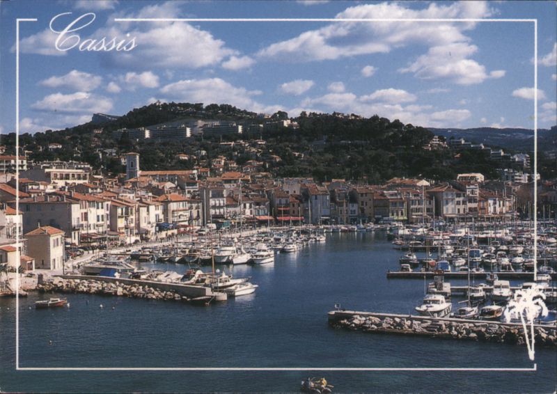 Cassis, Entrée du Port France G. Millet
