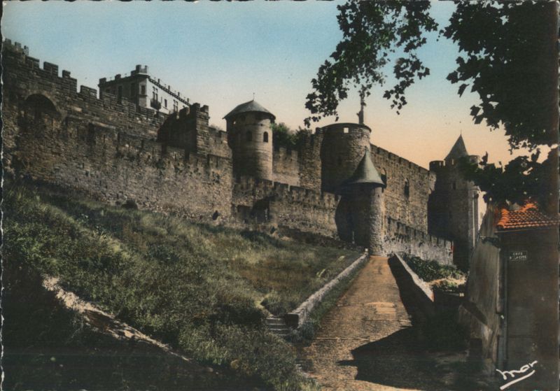 Carcassonne - The Ascent to the Aude Gate France