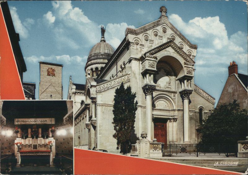 La Basilique et le tombeau de Saint Martin, Tours France