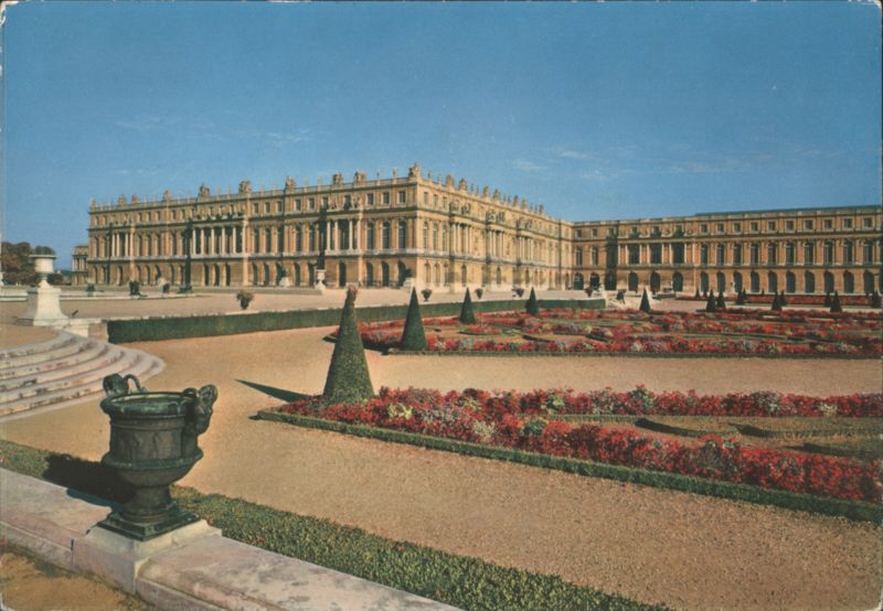 Palace of Versailles, The South Parterre and Flowerbeds France
