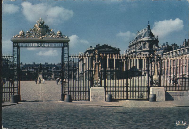 The Palace - The Gate of Honour, Versailles France
