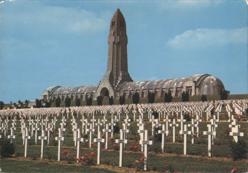 Douaumont Ossuary and Cemetery at Verdun France