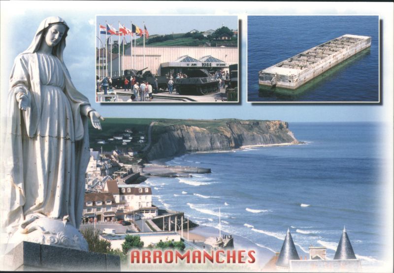 Arromanches, France - D-Day Landing Beaches Overview