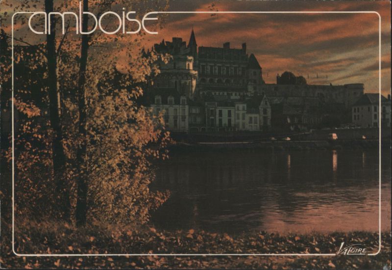 Amboise Château, Loire River Landscape France