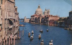 Grand Canal, Venice with Santa Maria della Salute Postcard