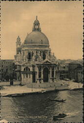 Basilica della Salute with Gondolas, Venice Postcard