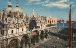 St. Mark's Basilica and Piazza San Marco, Venezia Postcard