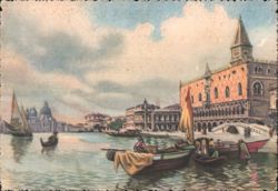 Doge's Palace and Riva degli Schiavoni, Venice Postcard