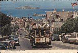 San Francisco Cable Car Centennial 1873-1973 Postcard
