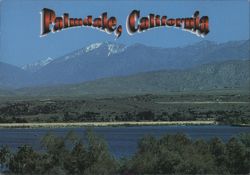 Palmdale, California, Mountains and Lake Postcard