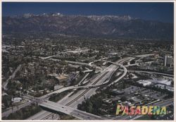 Pasadena, California Aerial View, Norton Simon Museum Postcard