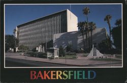 Kern County Admin & Courts Building Bakersfield CA Postcard Postcard