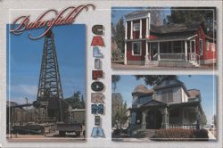 Kern County Museum Exhibits - Bakersfield, California Postcard