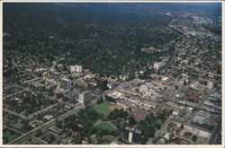 Aerial View of Downtown San Mateo Postcard