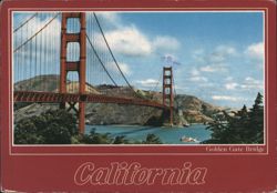 Golden Gate Bridge, San Francisco Postcard