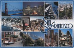 San Francisco, America's Favorite City - Collage View Postcard