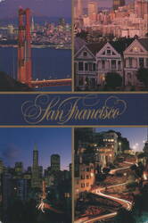 San Francisco Highlights Postcard