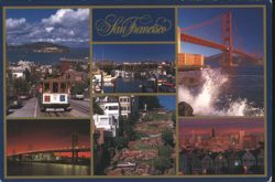 San Francisco Highlights Postcard