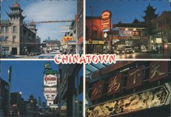 Chinatown Views, Chicago, IL Postcard
