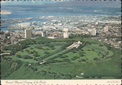 National Memorial Cemetery of the Pacific, Punchbowl Crater Postcard
