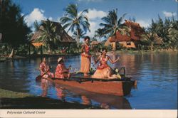 Polynesian Cultural Center Pageant of Canoes Postcard