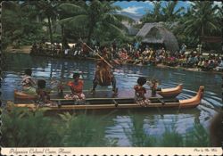 Polynesian Cultural Center - Pageant of the Long Canoes Postcard