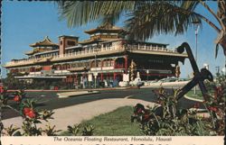 The Oceania Floating Restaurant, Honolulu, Hawaii Postcard