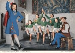 Traditional Irish Dancers, Ennis, County Clare Postcard