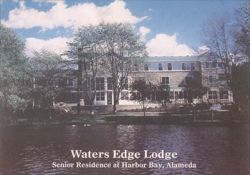 Waters Edge Lodge Senior Residence at Harbor Bay, Alameda Postcard