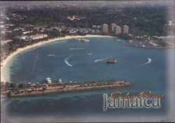 Aerial View of Ocho Rios Bay, Jamaica Postcard