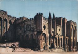 Palace of the Popes Facade, Avignon Postcard
