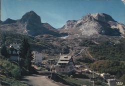 Gourette - General View of the Pyrenees Mountains Postcard