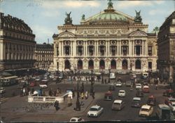 Opéra Garnier, Place de l'Opéra, Paris Postcard