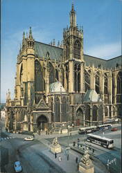 Cathédrale Saint-Etienne, Metz, France Postcard