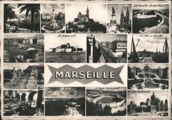 Views of Marseille Postcard