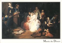 L'Assemblée surprise dans une grotte Postcard