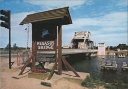 Pegasus Bridge, Bénouville, France Postcard