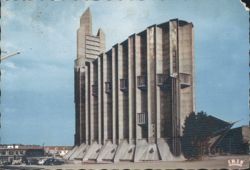 Notre-Dame Church, Royan, by Architect G. Gillet Postcard