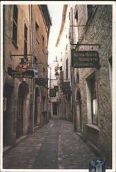 La Rue Grande, Saint-Paul-de-Vence Street Scene Postcard