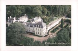 Château de Rochecotte, Aerial View Postcard