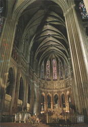 Chartres Cathedral, Choir and Assumption Group Postcard
